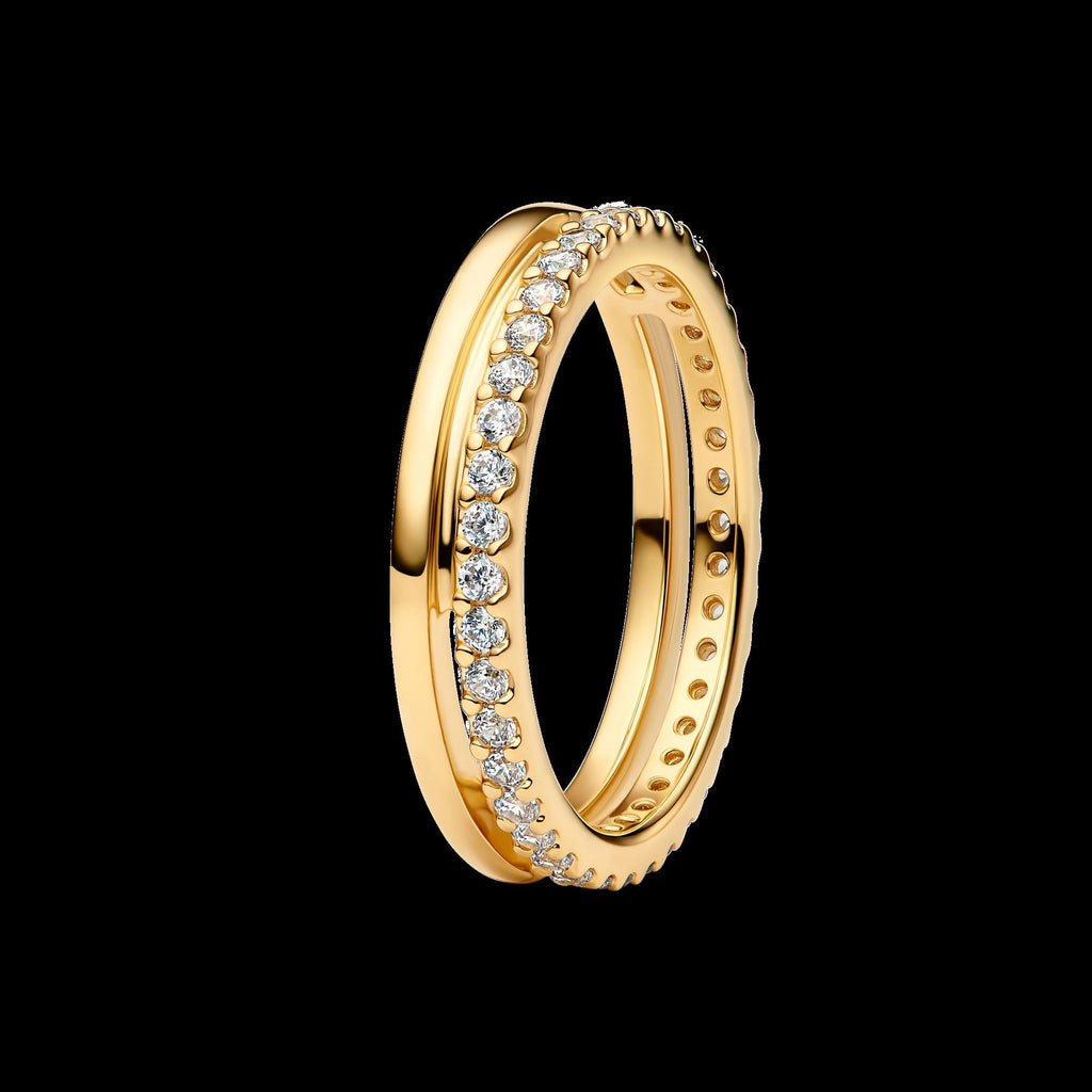 Round Pavé Halo Stud Earrings