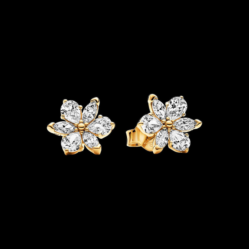 Sparkling Huggie Hoop Earrings