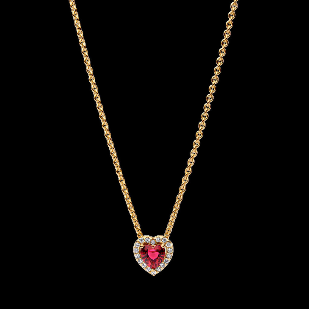 Elevated Pink Heart Ring