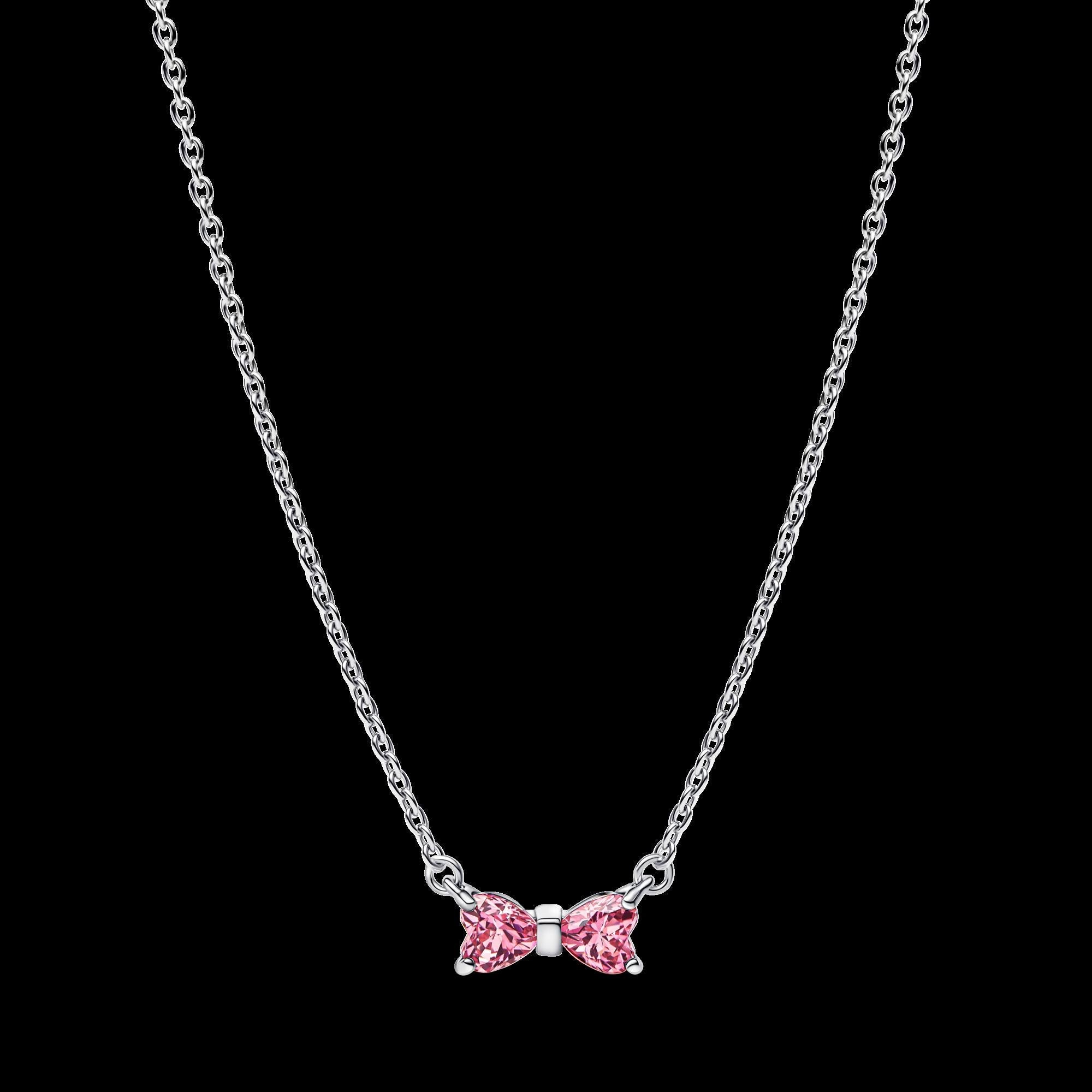 Sparkling Pink Bow Ring