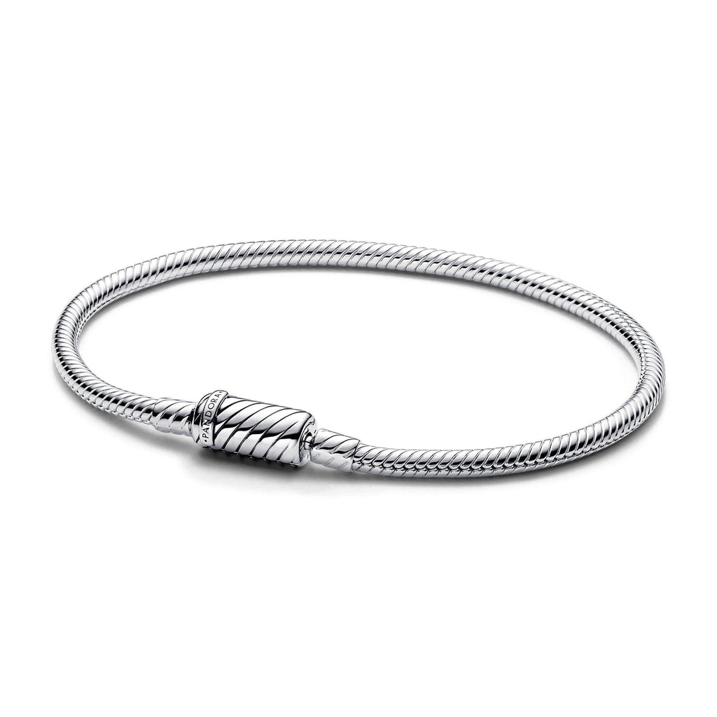 Pandora Moments Barrel Clasp Snake Chain Bracelet
