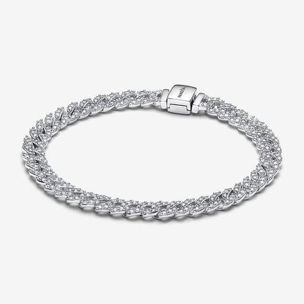 Pavé Cuban Chain Bracelet