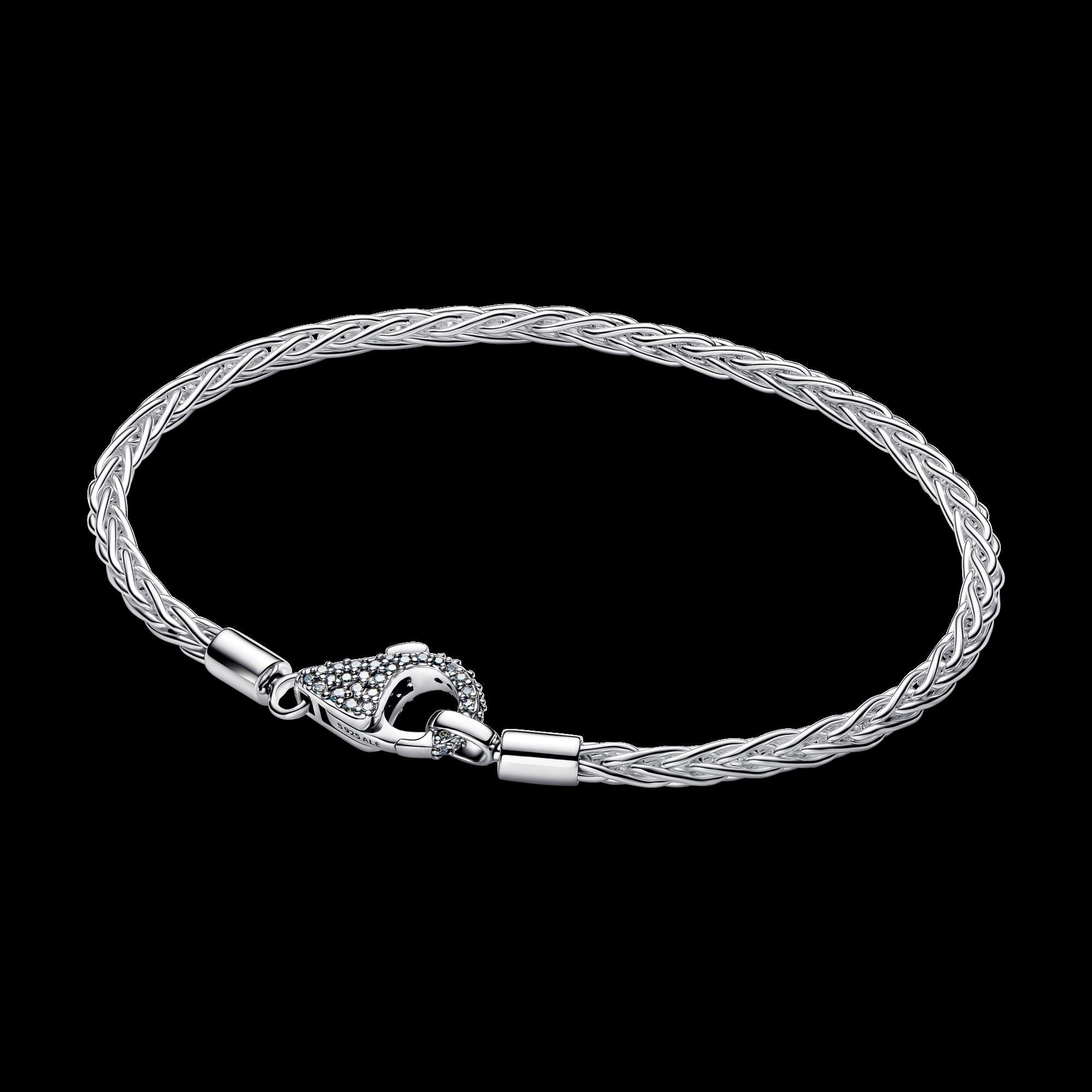 Pandora Moments Barrel Clasp Snake Chain Bracelet