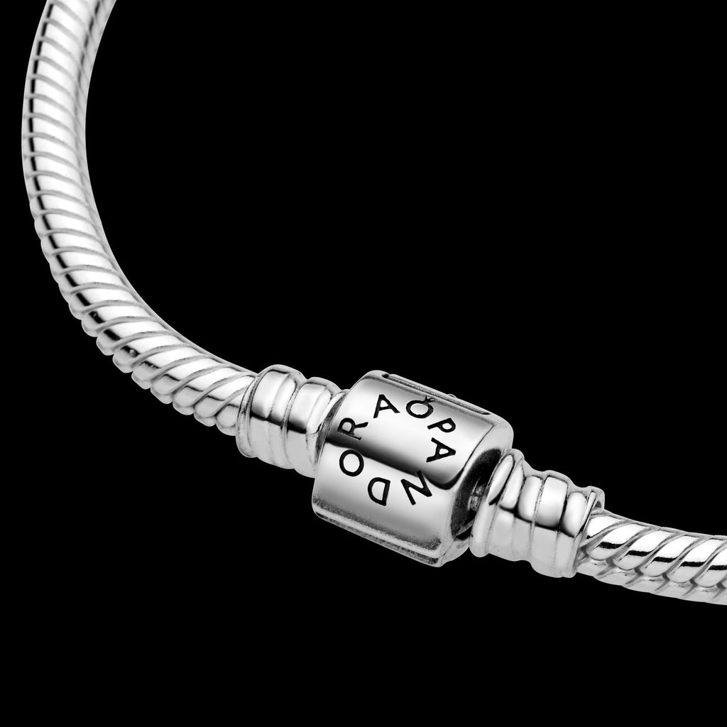 Pandora Moments Barrel Clasp Snake Chain Bracelet